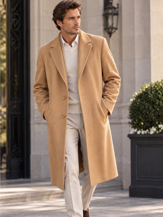 Loro Piana Other - Loro Piana for Nordstrom Storm System Wool Overcoat Camel Tan 42R Made Italy